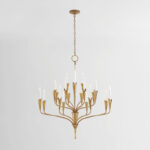 aiden aged chandelier