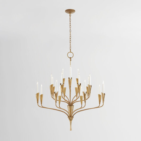 aiden aged chandelier