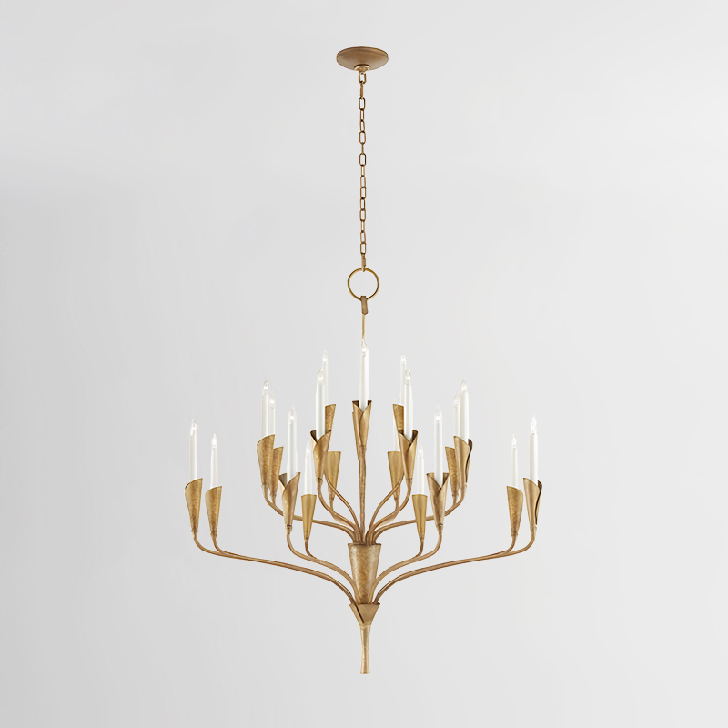 aiden aged chandelier