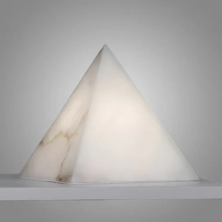 Alabaster-Pyramid-Table-Lamp