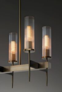 Cylindrical candlestick lamp base