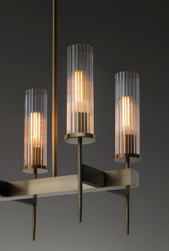 Cylindrical candlestick lamp base