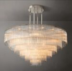 silver amadeo round chandelier
