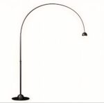 black color arc floor lamp