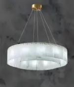 arlene alabaster chandelier cold light