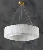 arlene alabaster chandelier no light state