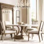 black color bonnington crystal chandelier scene view