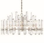 Chrome Bonnington Crystal Chandelier