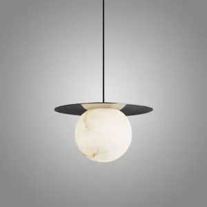 Borra Moon Disk Pendant