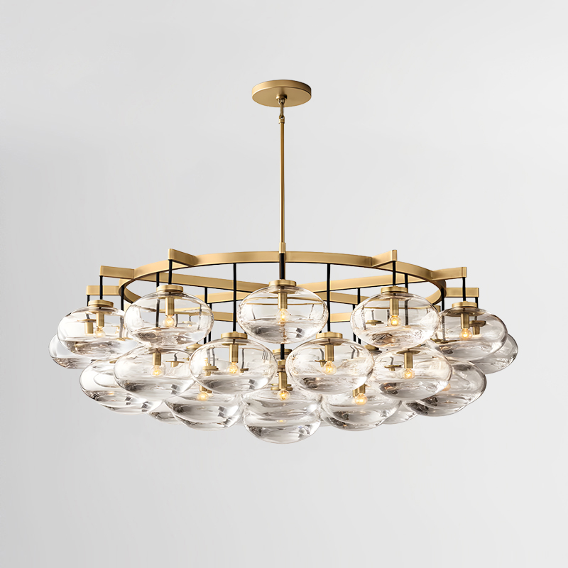 Round Incandescent bulb Chandelier