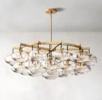 different angles cabrette round chandelier