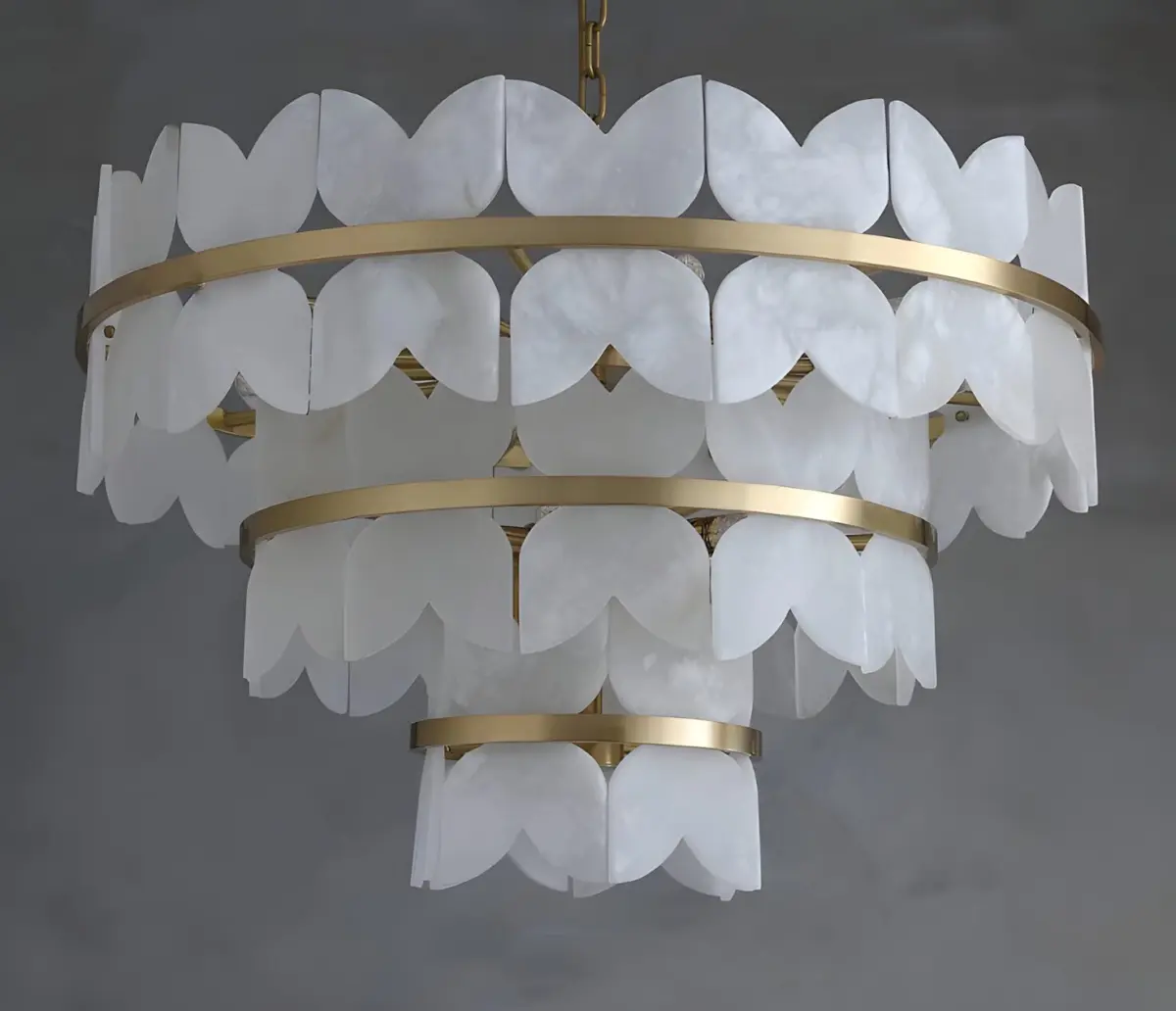 unlighted cloudscape chandelier