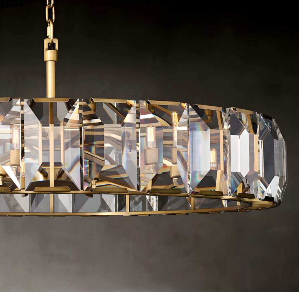 Shining crystal details