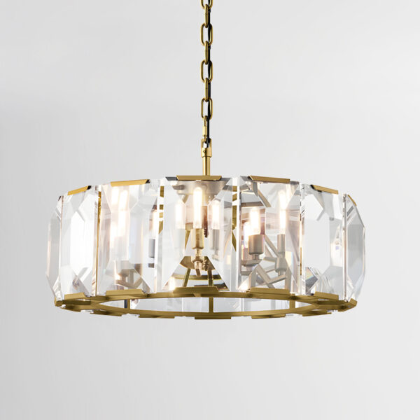 Crystal Diamond Pendant Light