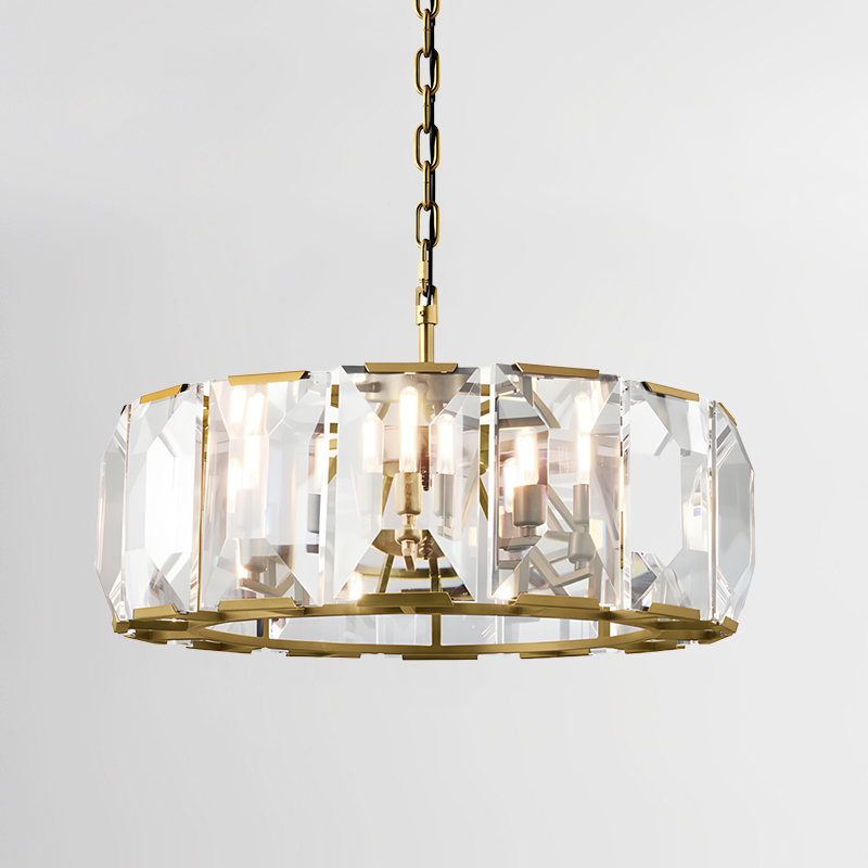 Crystal Diamond Pendant Light