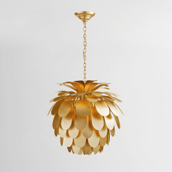 cynara brass chandelier