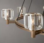 K9 crystal chandelier details