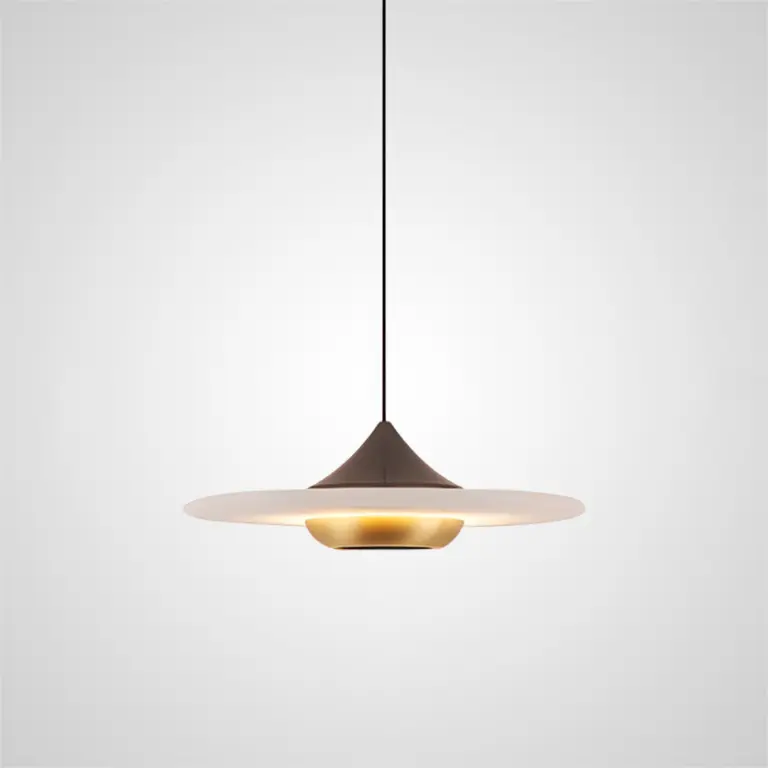 Flying saucer pendant lamp