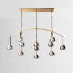 Hemisphere Linear Chandelier