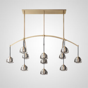 Hemisphere Linear Chandelier