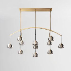 Hemisphere Linear Chandelier