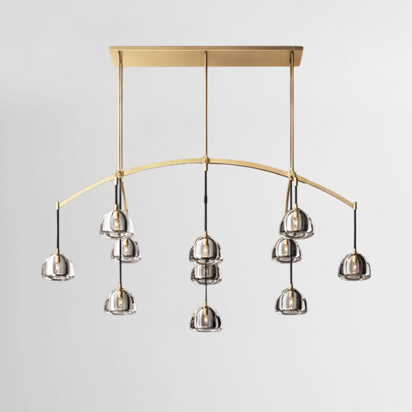 Hemisphere Linear Chandelier
