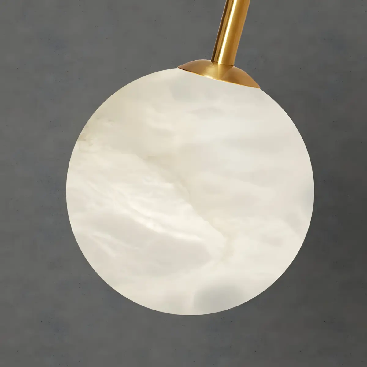 libra wall lamp marble lampshade details