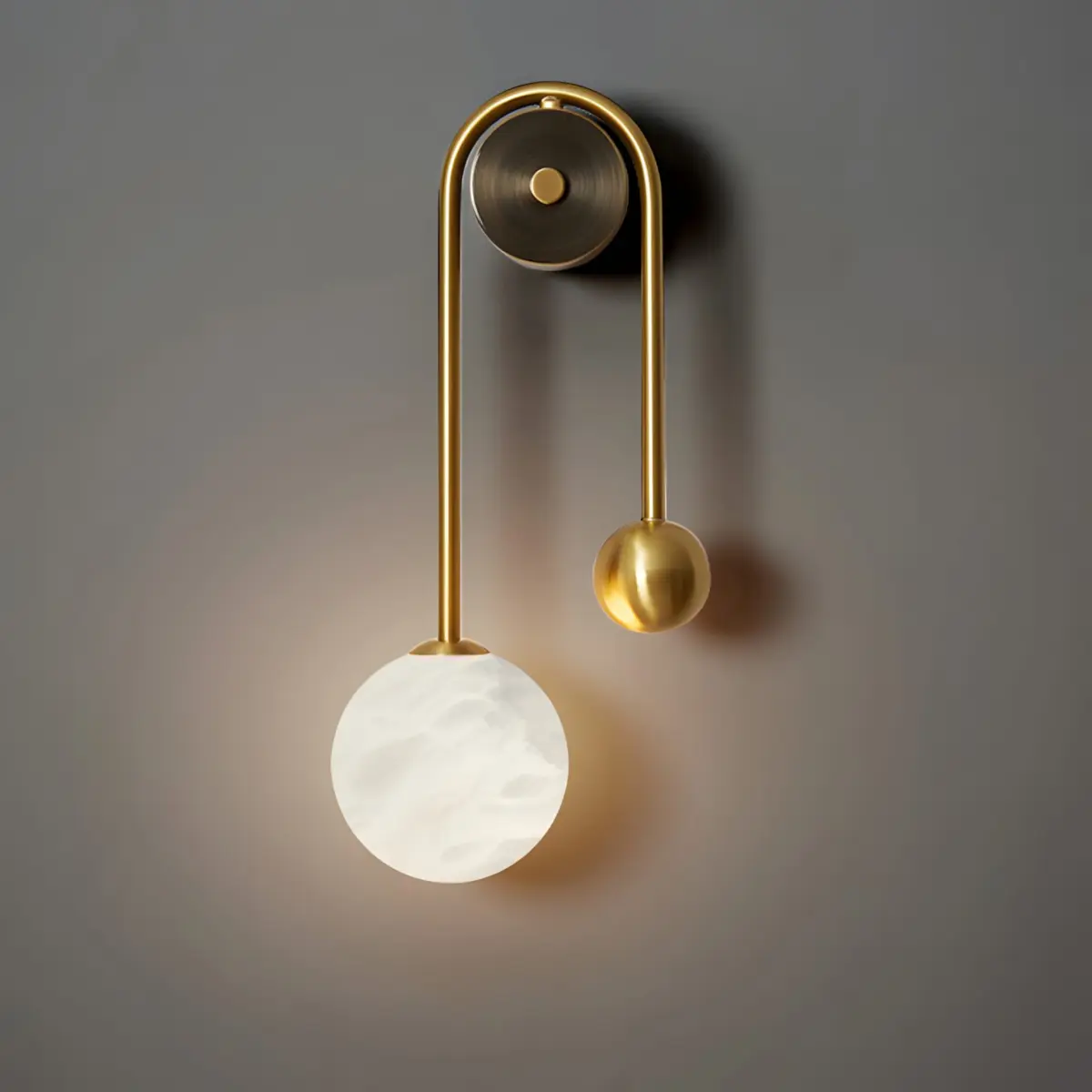 libra wall lamp warm light lighted