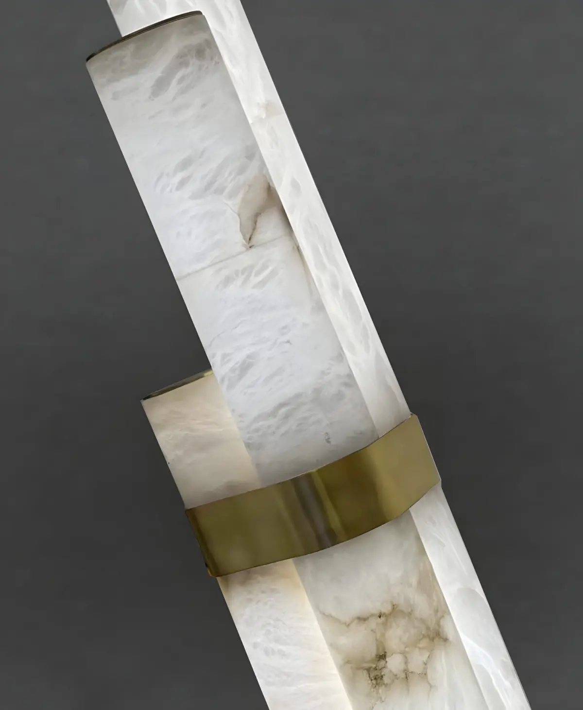 lyra piped floor lamp close-up details