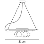 magma alabaster pendant light 2D drawing