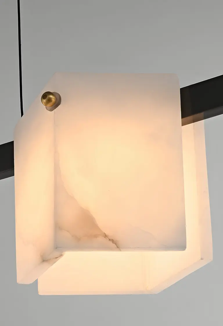Marble lampshade details