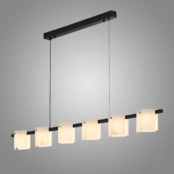 Marble-Linear-Chandelier