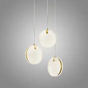 Marble Plate Pendant Light