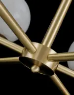 maytoni erich chandelier brass metal frame