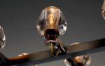montalembert linear chandelier crystal lamp shade