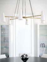 Montfalcon modern chandelier actual usage scenario