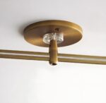 Stable brass lamp base