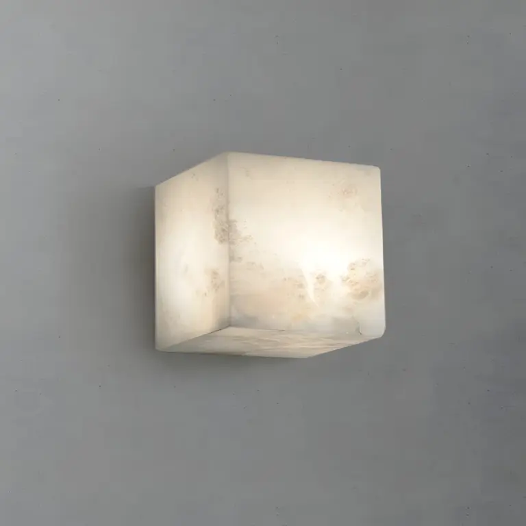 orig cube wall sconce mounted