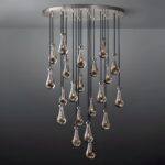 Raindrop design chandelier