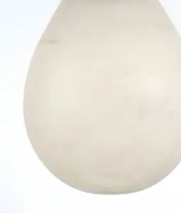 Raindrop pendant light marble lampshade