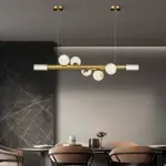 RoMi carrara pendant light hanging in the dining room