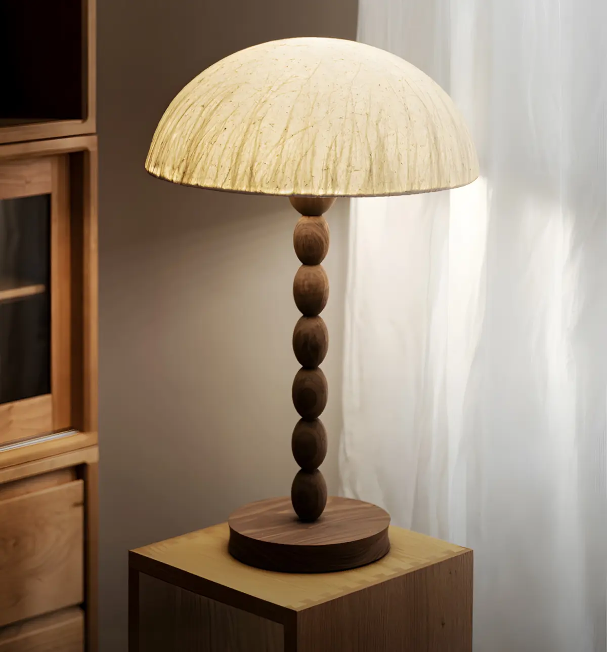 satori table lamp lighted