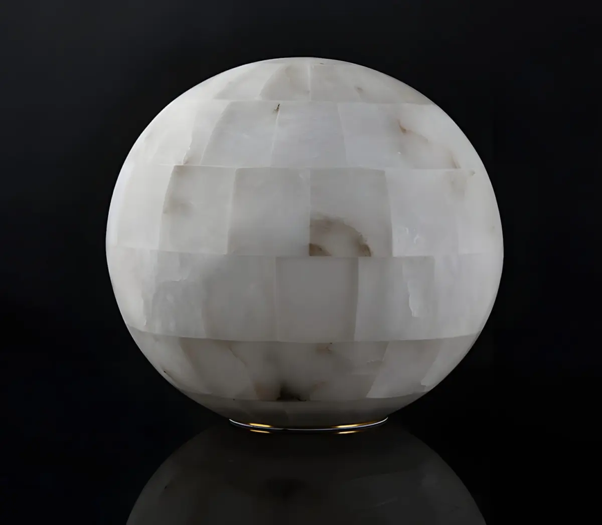 unlighted spherical dome lamp