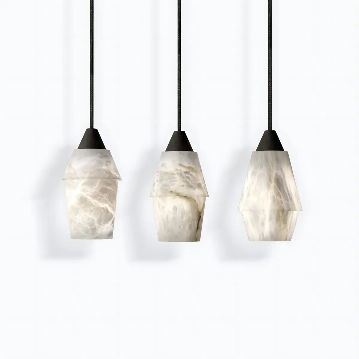 three different shade ten ma do pendant lamp hanging