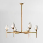Tulip round chandelier