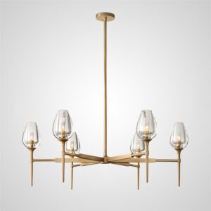 Tulip round chandelier