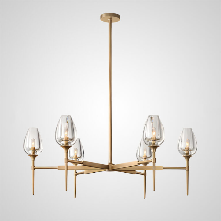 Tulip round chandelier