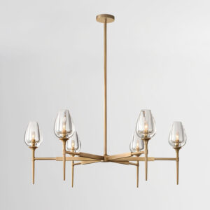 Tulip round chandelier