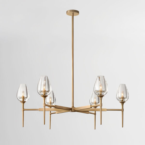 Tulip round chandelier