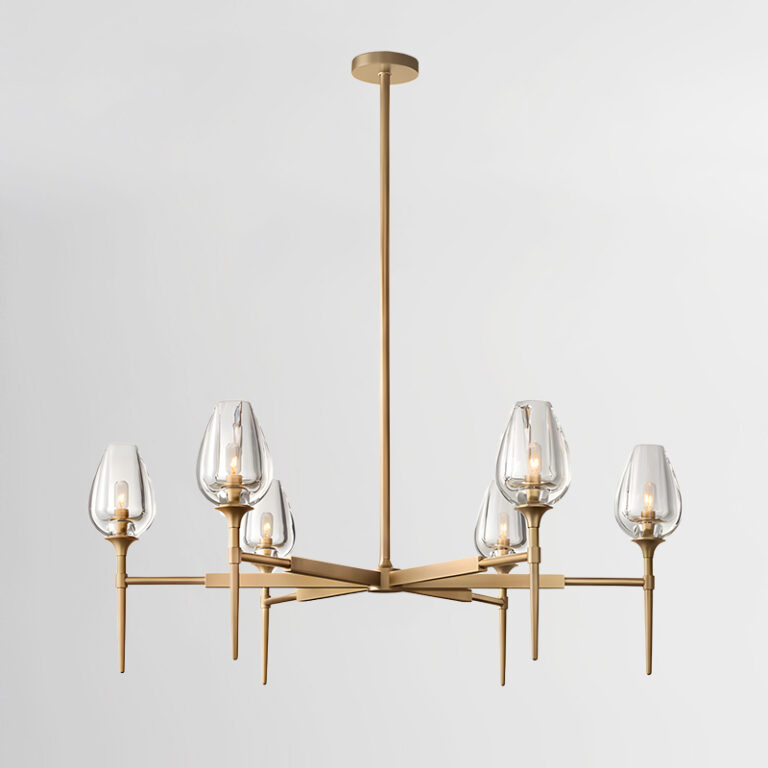 Tulip round chandelier